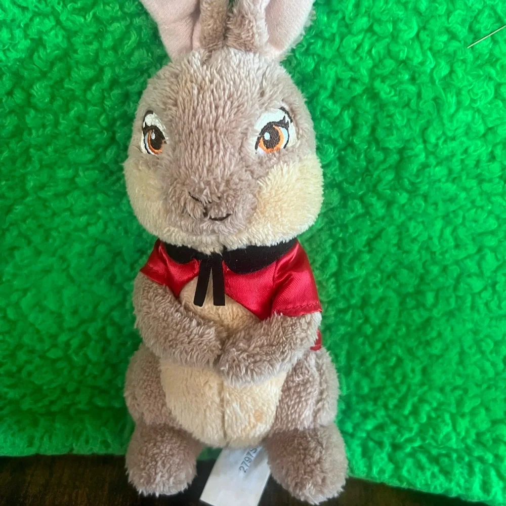 Plush Bunny Toy with Red Cape Peter Rabbit 9 inch